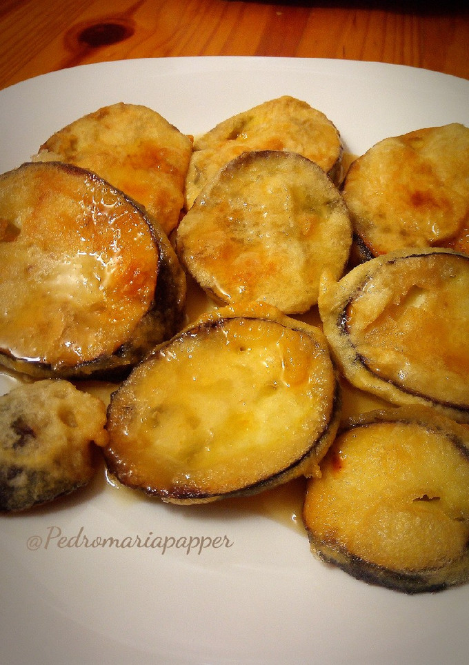 Una foto de Berenjenas con salsa dulce (con y sin Thermomix)