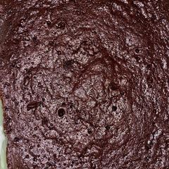 A picture of 5 minutes microwave brownies!.