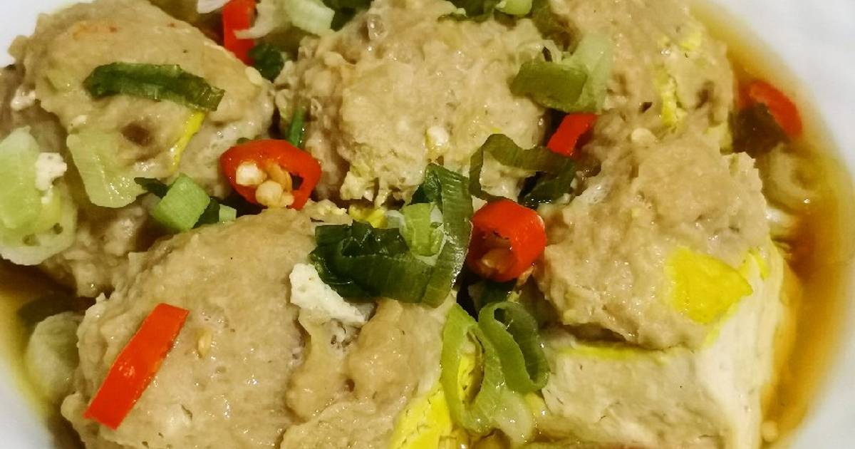 Resep Tahu Kukus Isi Daging Oleh Rhee Cookpad