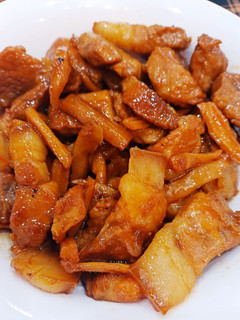 Hình của món Thịt kho củ cải khô.