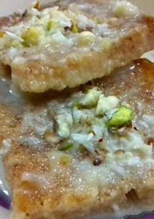 A picture of Shahi Tukday.