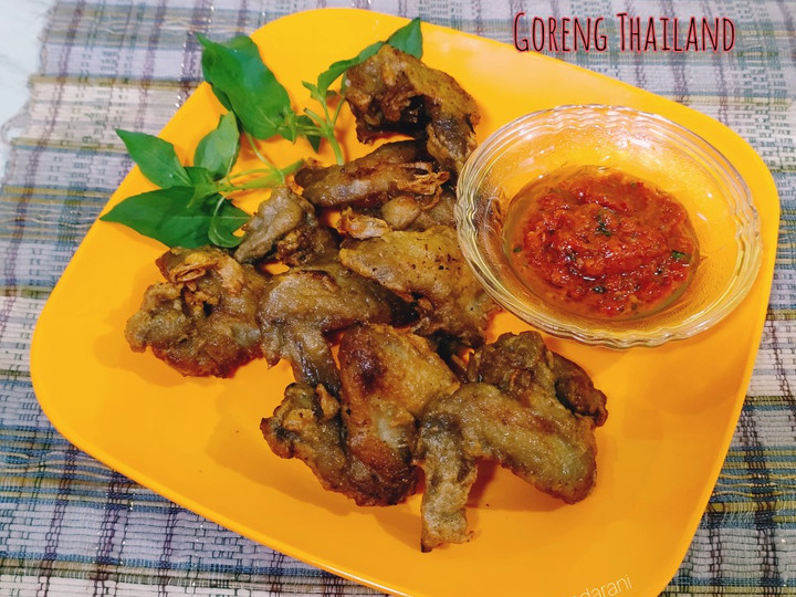 Cara Gampang Menyiapkan Gai Tod / Ayam Goreng Thailand Gampang