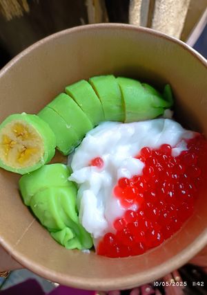 Foto resep Es Pisang Ijo