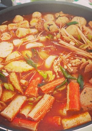 Foto resep Bbudae Jjigae