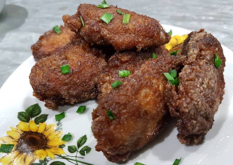 Easiest Way to Prepare Homemade Chinese Crispy Five Spice Chicken Wings