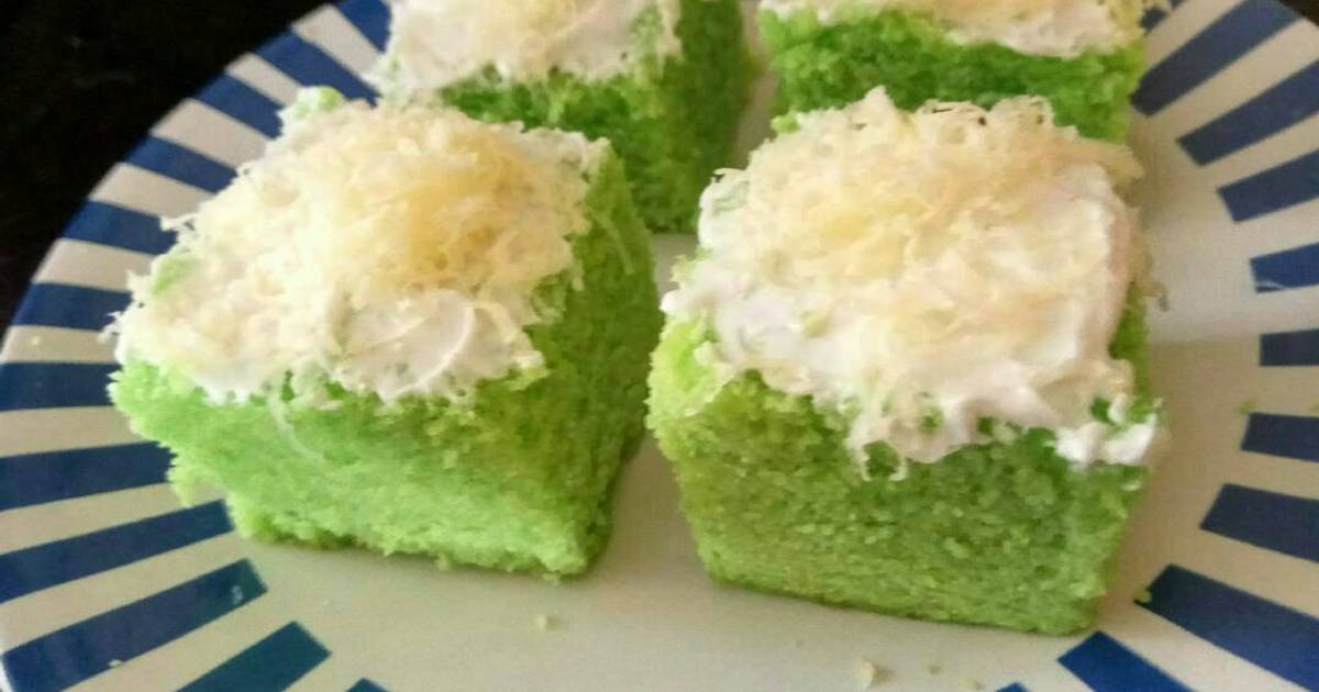 Resep Bolu Pandan Keju Sederhana No Mixer No Mentega Oleh Marissca Bangun Cookpad 