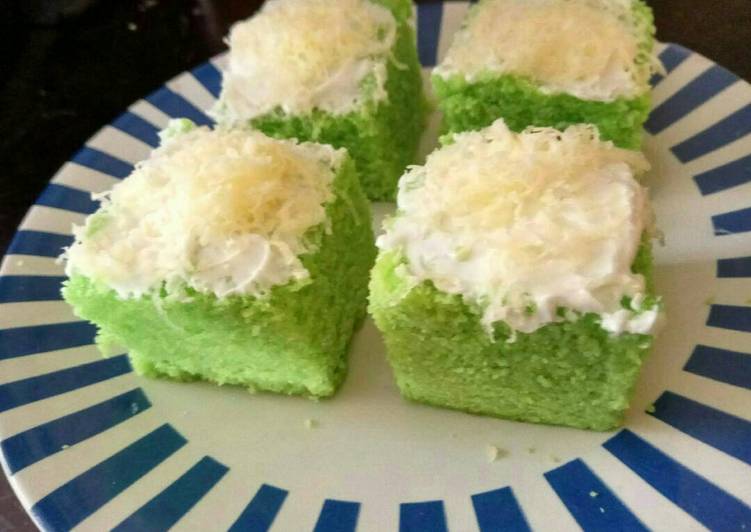 Resep Bolu Pandan Keju Sederhana No Mixer No Mentega yang Bikin Ngiler