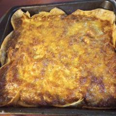A picture of Yet, another Chili Lasagna.