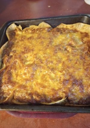 A picture of Yet, another Chili Lasagna.