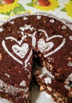 Foto di Torta biscotto al cioccolato