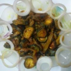 A picture of Bitter Gourd Do Pyaza.