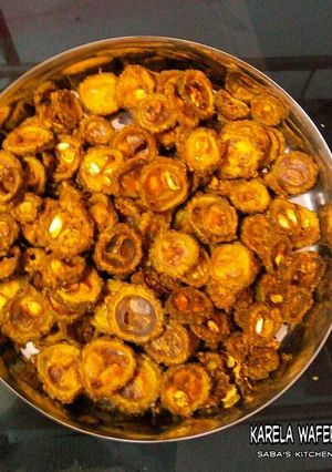 A picture of Karela Wafers.