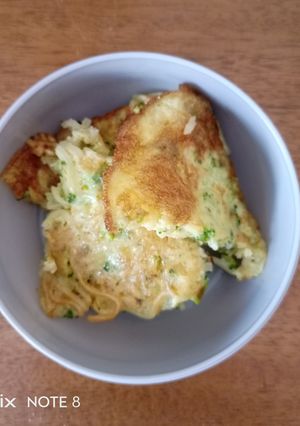 Foto resep H347. Omelet Mie Brokoli (17 month+)