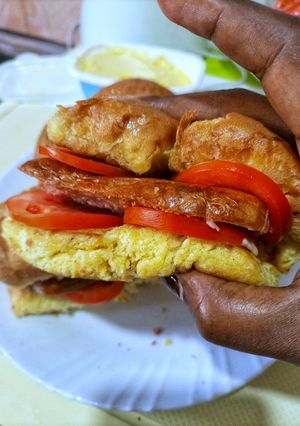 A picture of Breakfast slider.