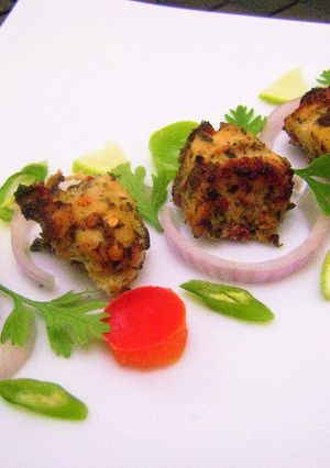A picture of Kasoori Chicken Malai Tikka.