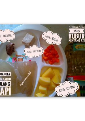 Foto resep MpAsi 6mo 4⭐ kentang hati ayam