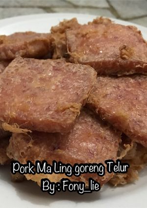 Foto resep Ma Ling goreng telur (Pork 🐷)