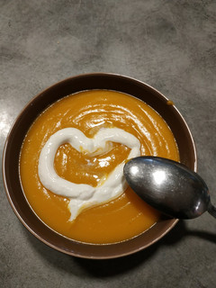 Une photo de Velouté potiron patate douce
