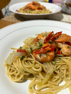 Foto resep Spagetti Aglio Olio