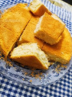 ভ্যানিলা স্পঞ্জ কেক(vanilla sponge cake recipe in Bengali) রেসিপির প্রধান ছবি