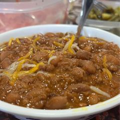 A picture of Chili Beans w/ Ground Beef.