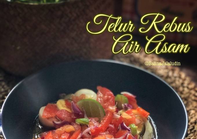 Resipi Telur Rebus Air Asam Oleh Salina Jalaludin Cookpad