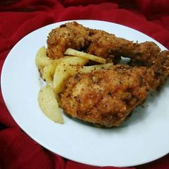 A picture of Italian Spiced Fried Chicken.