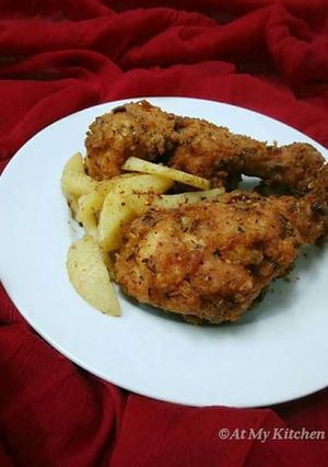 A picture of Italian Spiced Fried Chicken.