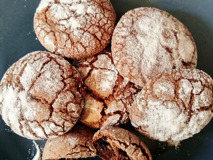 Resep Chocolate Crinkle Cookies yang Lezat