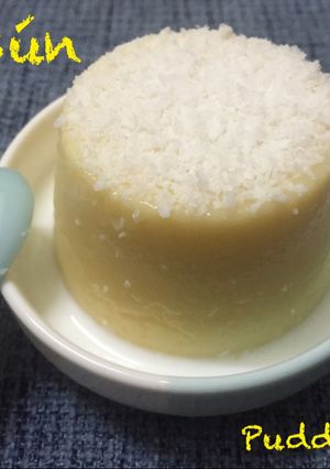 Hình của món Pudding Sầu riêng.