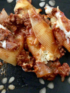 A picture of Italian Stuffed Shells.