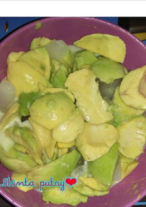 Foto resep Es susu Alpukat