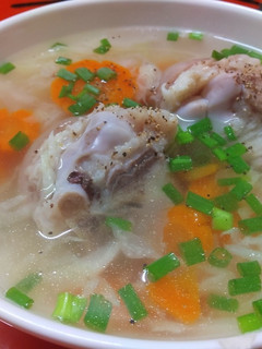 Hình của món Canh bắp cải nấu giò heo.
