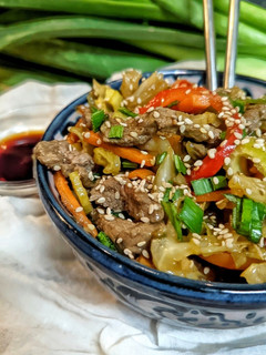 Foto principal de Chop Suey de solomillo de ternera con verduras