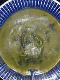 Caldo verde de chuchu com espinafre