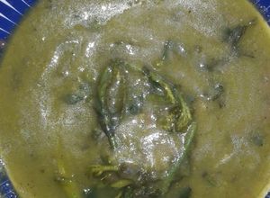 Foto de Caldo verde de chuchu com espinafre