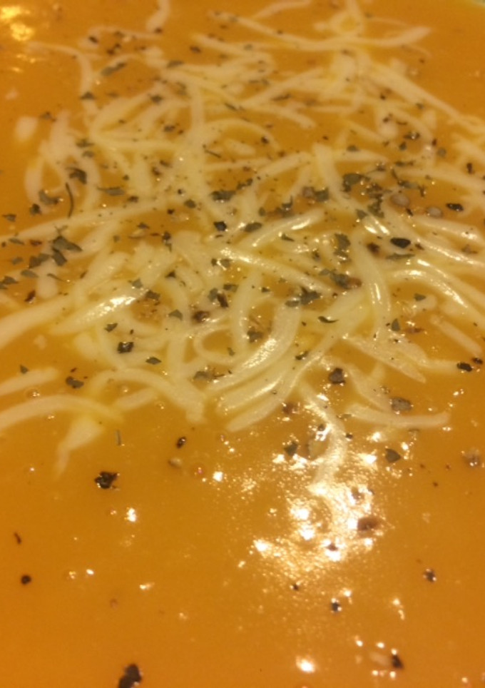 Una foto de Crema de calabaza