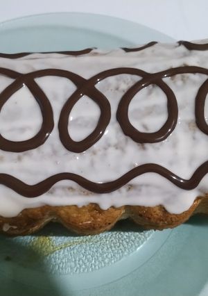 Una foto de Budín de harina leudante