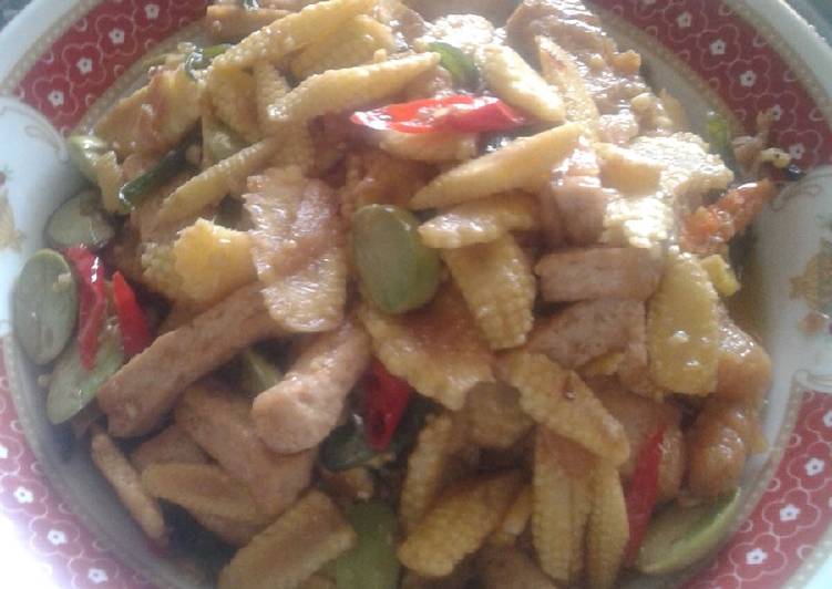 Bahan meracik Sayur putren tahu yang Lezat Sekali