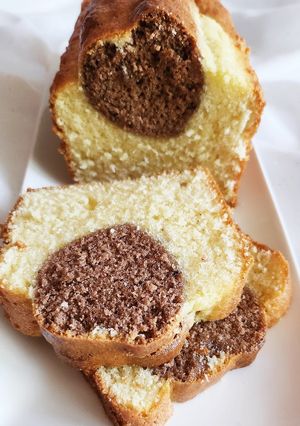 Une photo de Cake vanille & chocolat