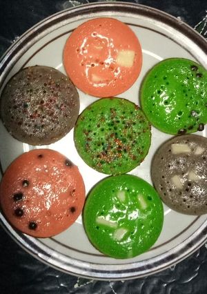 Foto resep Kue Cubit Warna Warni