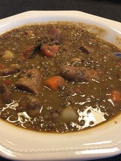 Una foto de Lentejas con costillas