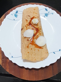 A picture of Spring Onion - Methi Frankie.