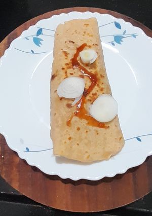A picture of Spring Onion - Methi Frankie.