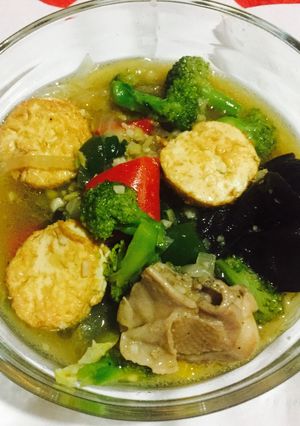 Foto resep Sapo Tahu Ayam