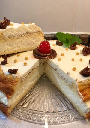 Foto principal de Tarta soufflé de limón con solo 3 ingredientes