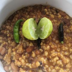Brown rice khichdi A picture of Brown rice khichdi.