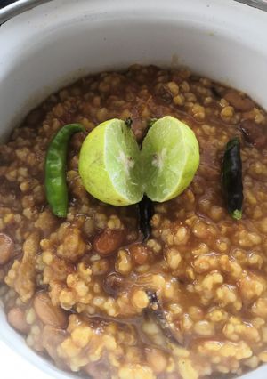 A picture of Brown rice khichdi.