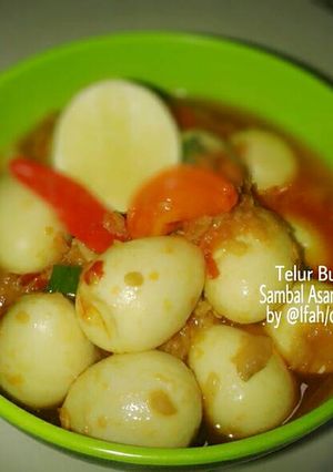 Foto resep Telur Bumbu Sambal Asam Pedas (Non Msg)