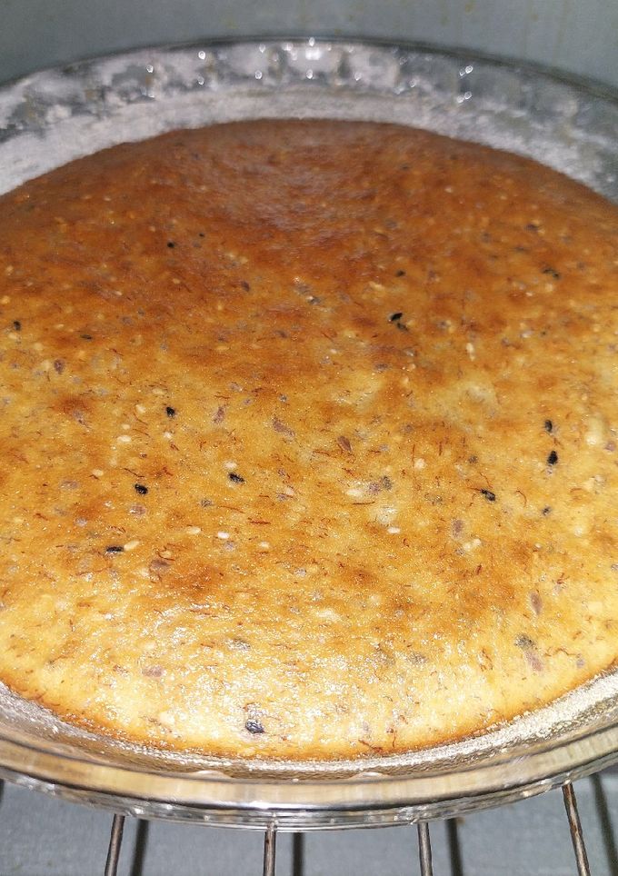 Una foto de Torta de banana sin tacc